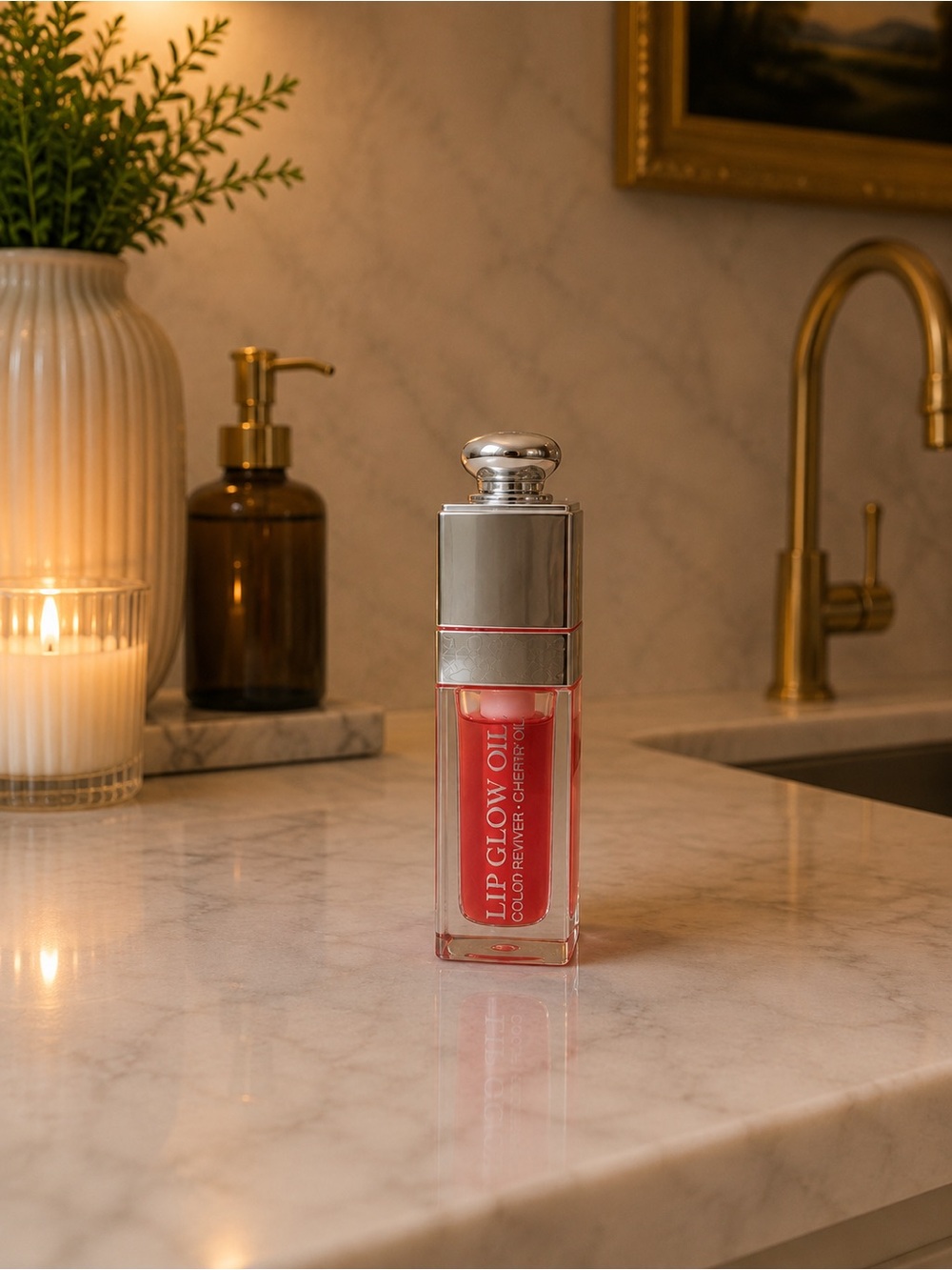 Dior Addict Lip Glow Oil 015 Cherry 6mL Full Size
